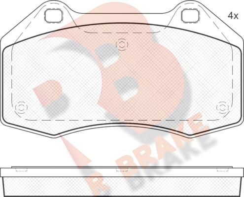 R Brake RB1679 - Komplet Pločica, disk-kočnica www.molydon.hr