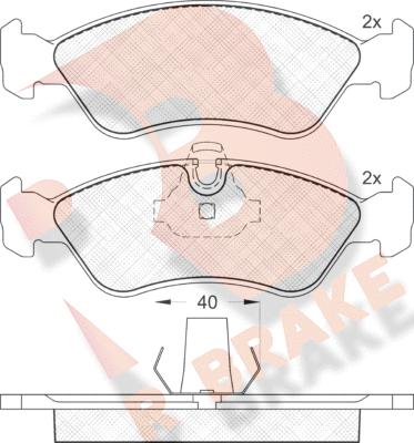 R Brake RB1152 - Komplet Pločica, disk-kočnica www.molydon.hr