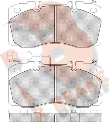 R Brake RB1161-203 - Komplet Pločica, disk-kočnica www.molydon.hr