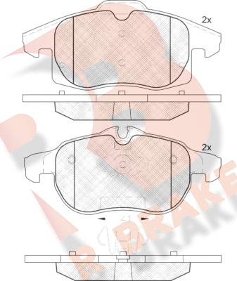 R Brake RB1891 - Komplet Pločica, disk-kočnica www.molydon.hr