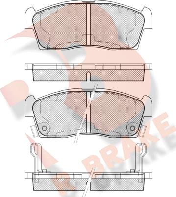 R Brake RB1833-203 - Komplet Pločica, disk-kočnica www.molydon.hr