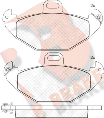 R Brake RB1314 - Komplet Pločica, disk-kočnica www.molydon.hr