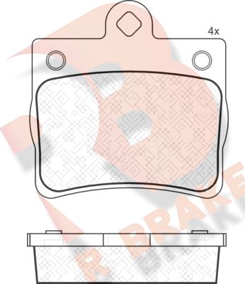 R Brake RB1310 - Komplet Pločica, disk-kočnica www.molydon.hr