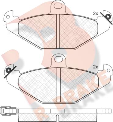 R Brake RB1379 - Komplet Pločica, disk-kočnica www.molydon.hr