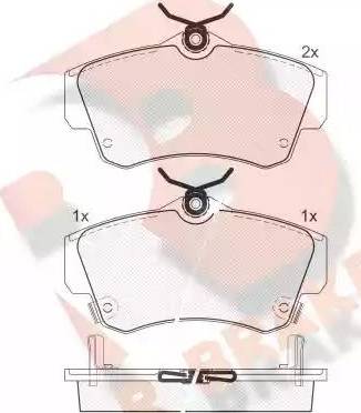 R Brake RB1378 - Komplet Pločica, disk-kočnica www.molydon.hr