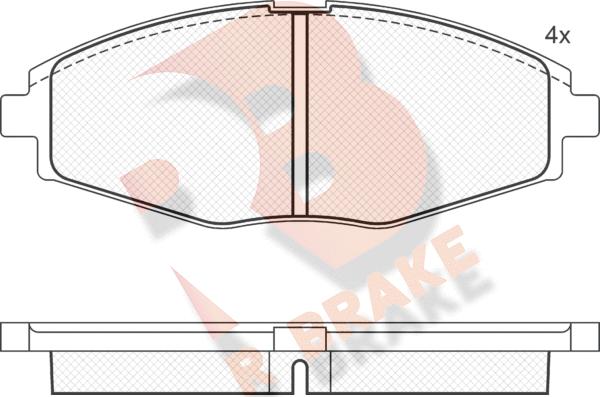 R Brake RB1262 - Komplet Pločica, disk-kočnica www.molydon.hr