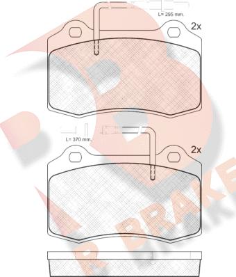 R Brake RB1211 - Komplet Pločica, disk-kočnica www.molydon.hr