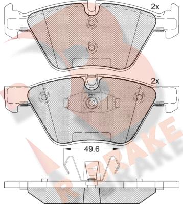 R Brake RB1795 - Komplet Pločica, disk-kočnica www.molydon.hr