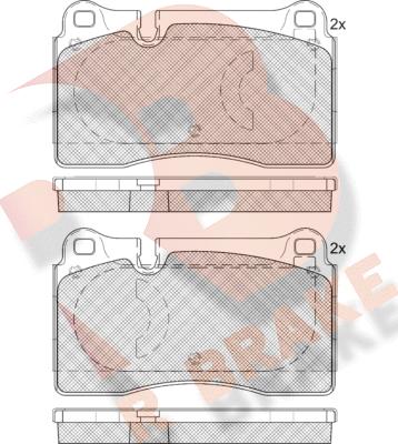 R Brake RB1791-203 - Komplet Pločica, disk-kočnica www.molydon.hr