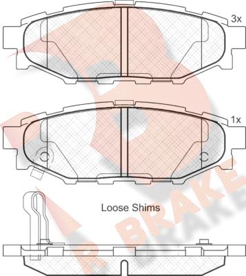 R Brake RB1759 - Komplet Pločica, disk-kočnica www.molydon.hr