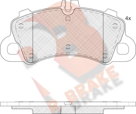 R Brake RB2459 - Komplet Pločica, disk-kočnica www.molydon.hr