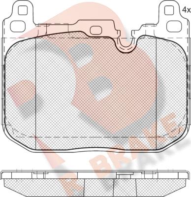 R Brake RB2093-208 - Komplet Pločica, disk-kočnica www.molydon.hr