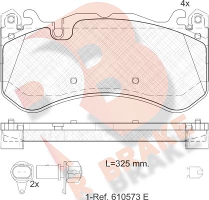 R Brake RB2079-203 - Komplet Pločica, disk-kočnica www.molydon.hr