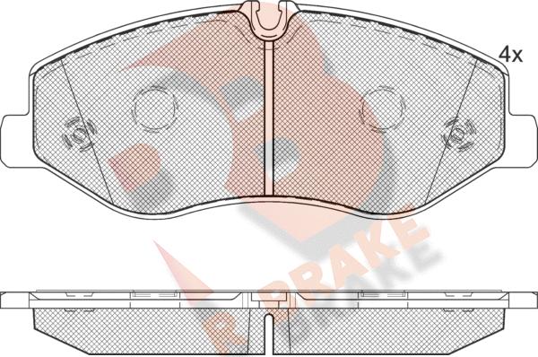 R Brake RB2191 - Komplet Pločica, disk-kočnica www.molydon.hr