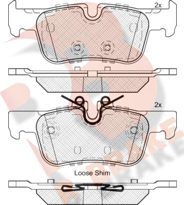 R Brake RB2193 - Komplet Pločica, disk-kočnica www.molydon.hr