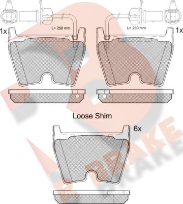 R Brake RB2113-202 - Komplet Pločica, disk-kočnica www.molydon.hr