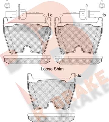 R Brake RB2113 - Komplet Pločica, disk-kočnica www.molydon.hr