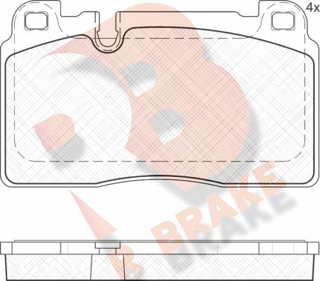 R Brake RB2112 - Komplet Pločica, disk-kočnica www.molydon.hr