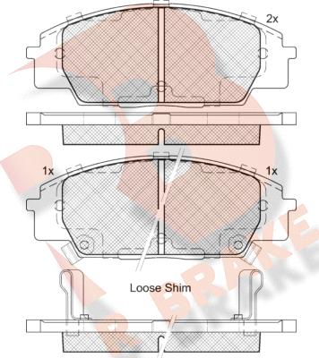 R Brake RB2179 - Komplet Pločica, disk-kočnica www.molydon.hr