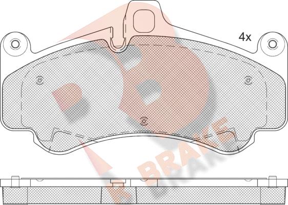 R Brake RB2359 - Komplet Pločica, disk-kočnica www.molydon.hr