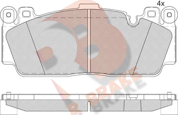 R Brake RB2358 - Komplet Pločica, disk-kočnica www.molydon.hr