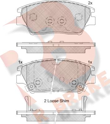 R Brake RB2293 - Komplet Pločica, disk-kočnica www.molydon.hr