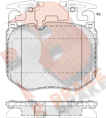 R Brake RB2265 - Komplet Pločica, disk-kočnica www.molydon.hr