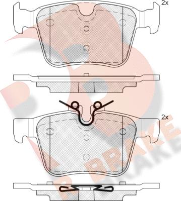 R Brake RB2232-200 - Komplet Pločica, disk-kočnica www.molydon.hr