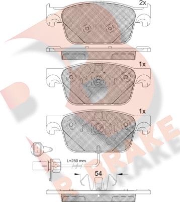 R Brake RB2270 - Komplet Pločica, disk-kočnica www.molydon.hr