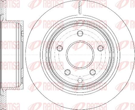 Remsa 6998.10 - Kočioni disk www.molydon.hr