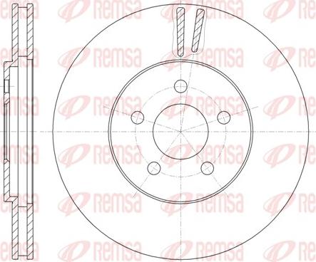 Remsa 6946.10 - Kočioni disk www.molydon.hr