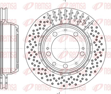 Remsa 6940.10 - Kočioni disk www.molydon.hr