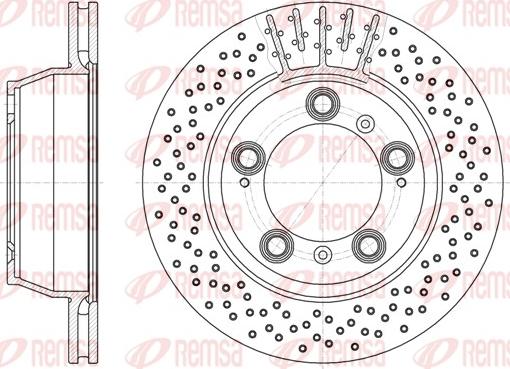 Remsa 6941.10 - Kočioni disk www.molydon.hr