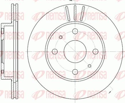 Remsa 6954.10 - Kočioni disk www.molydon.hr