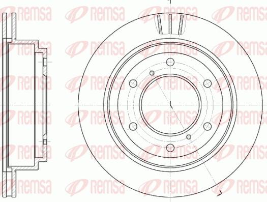 Remsa 6955.10 - Kočioni disk www.molydon.hr