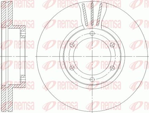 Remsa 6951.10 - Kočioni disk www.molydon.hr