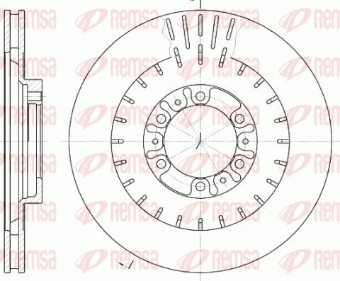 Remsa 6953.10 - Kočioni disk www.molydon.hr