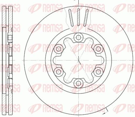 Remsa 6957.10 - Kočioni disk www.molydon.hr