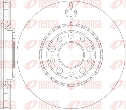 Remsa 6964.10 - Kočioni disk www.molydon.hr