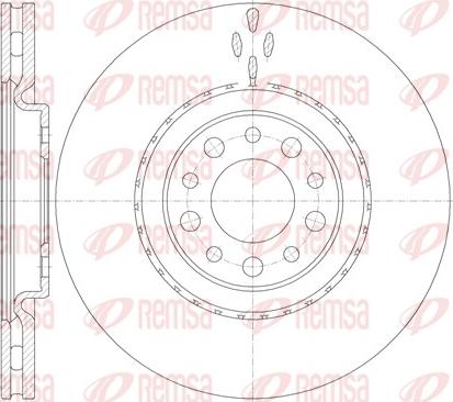 Remsa 6965.10 - Kočioni disk www.molydon.hr