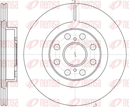 Remsa 6961.10 - Kočioni disk www.molydon.hr