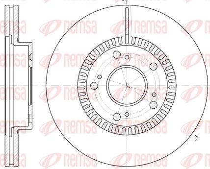 Remsa 6962.10 - Kočioni disk www.molydon.hr