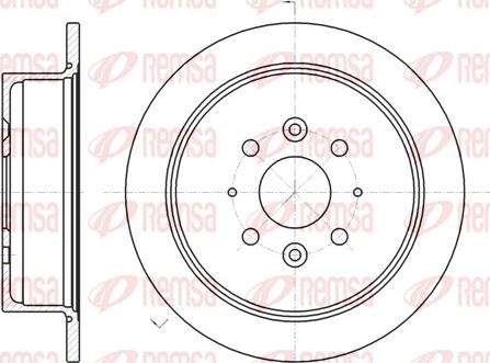 Remsa 6905.00 - Kočioni disk www.molydon.hr