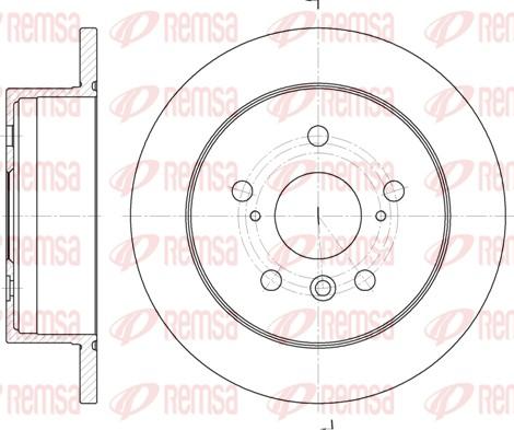 Remsa 6908.00 - Kočioni disk www.molydon.hr