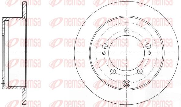 Remsa 6903.00 - Kočioni disk www.molydon.hr