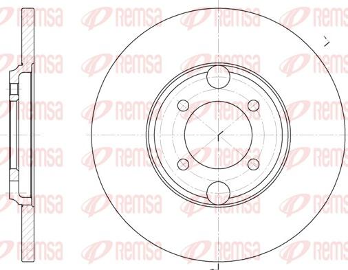 Remsa 6919.00 - Kočioni disk www.molydon.hr