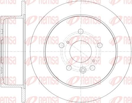 Remsa 6911.00 - Kočioni disk www.molydon.hr