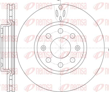 Remsa 6981.10 - Kočioni disk www.molydon.hr