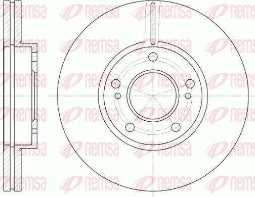 Remsa 6937.10 - Kočioni disk www.molydon.hr