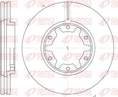 Remsa 6925.10 - Kočioni disk www.molydon.hr